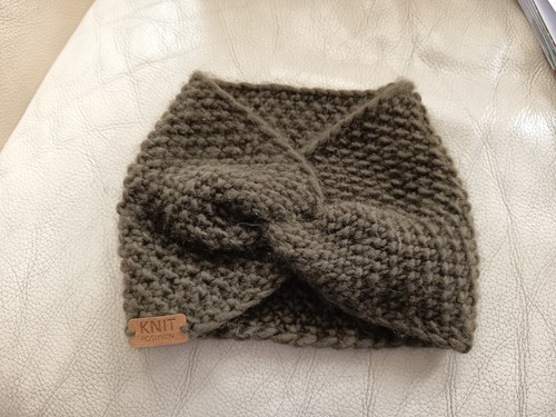 Stirnband handstrick wolle - stirnband,