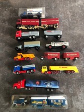 Konvolut LKW Wiking u.a., H0: Circus Williams, Shell, Marotzke, gebraucht