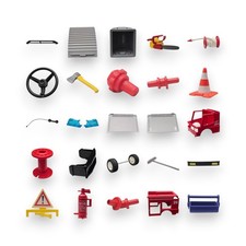 Playmobil 3880 Feuerwehr Wagen Ersatzteil Einzelteil Zubehör Auswahl