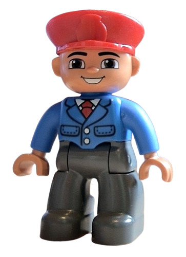 Lego duplo mann - lego, lokführer