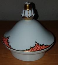 Ersatzdeckel Porzellan - Innen-Ø 8 cm ( ges. 9,5 cm) - Höhe 10 cm   (#K3/15)