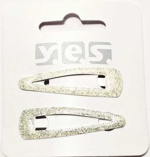 Haarspange weiß weiss - -weiß,