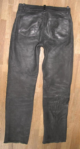 Schmale herren lederjeans - schmale, herren-