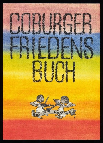 Coburger friedensbuch 2001 - friedensbuch, zum