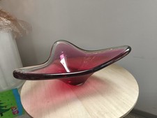Murano glas schale - murano, rot