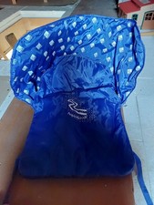 Alpengaudi  Kinder Baby Thermo Schlitten warmer Fußsack blau