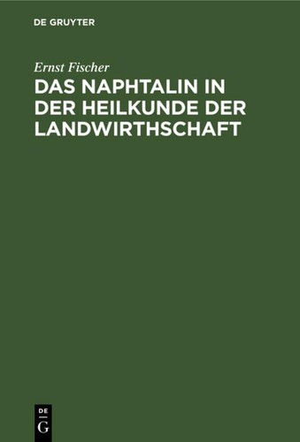 Das naphtalin der heilkunde - in,