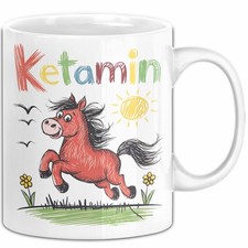 Ketamin Einhorn Tasse Geschenk