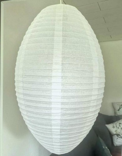 Oval weiß white papierlampe - oval,