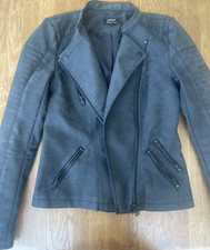 ONLY Bikerjacke Damen grau