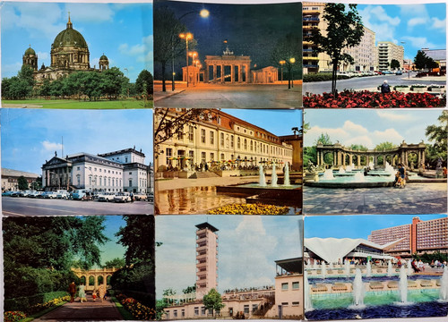 Postkarten lot ddr berlin - x,