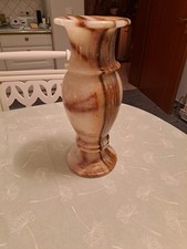 Onyx Marmor Vase mit Filzboden