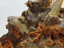 Quarz fluorit pyrit zinngrube - quarz,