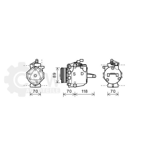 Kompressor klimaanlage für - kompressor,