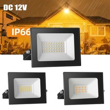 12V LED Fluter Strahler Scheinwerfer DC12V 10W/20W/30W Außen Flutlicht lampe DE