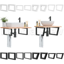 2x Waschtischhalterungen