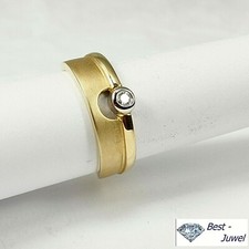 Ring in 585 Gold matt 14 Karat