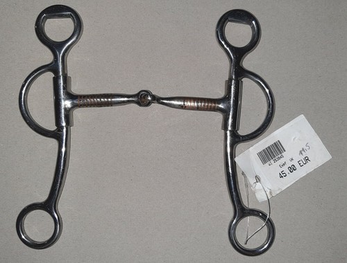 Snaffle bit with - snaffle,