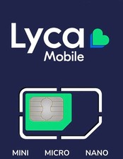 Lycamobile SIM Karte (100%