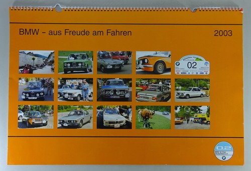 Wandkalender 2003 bmw club - wandkalender, 02