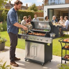 Outsunny Gasgrill 18,6 KW 6+1
