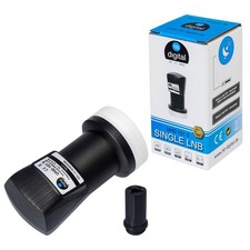 Single LNB HB-DIGITAL UHD 101 S LNC LMB 4K 3D 1 Teilnehmer Gummitülle 3D 4K HDTV