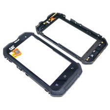 Cat Caterpillar B15 Touchscreen Glas Scheibe Touch Digitizer inkl Rahmen Frame