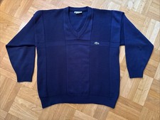 Lacoste Vintage Pullover Größe XXL Sweatshirt Strick 80s Sweater 80er