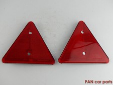 2 Stück Dreieckrückstrahler Reflektor rot mit Schrauben ULO 537R, 0113481R3