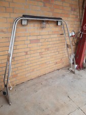 Geräteträger boot klappbar Edelstahl mit Navigationsbeleuchtung