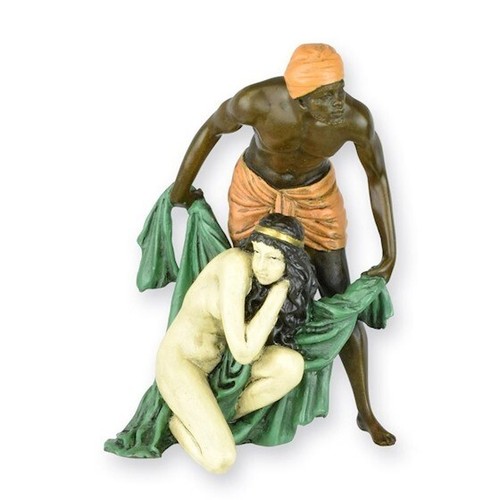 Bronzefigur wiener bronze - wiener, mann