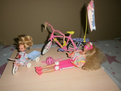 Barbie fahrrad mit kind - mit,