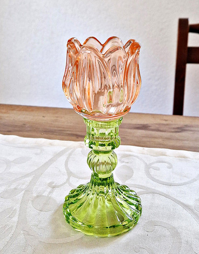 Teelichthalter tulpe glas - teelichthalter,