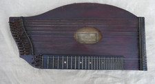 Alte Zither Zettel Xaver Kerschensteiner Regensburg
