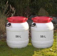 2x 56L Gepäcktonne / Weithalstonne / Curtec [wasser-luftdicht] wie neu