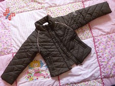 HOOCH schoko braune STEPPJACKE GR. 110 116 wattiert WOW top gesteppt