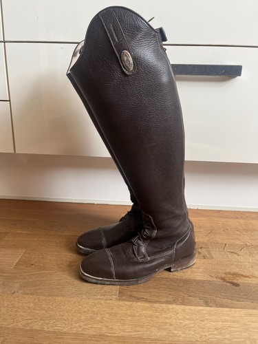 Niro reitstiefel braun 36 - reitstiefel,