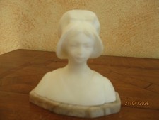Mädchen Büste Alabaster