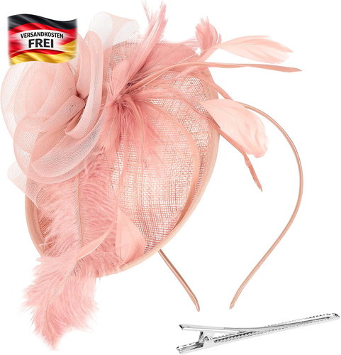 Damen fascinator hut pillbox - fascinator,