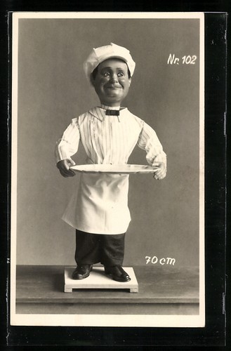 Reklamefigur kellner mit - reklamefigur,