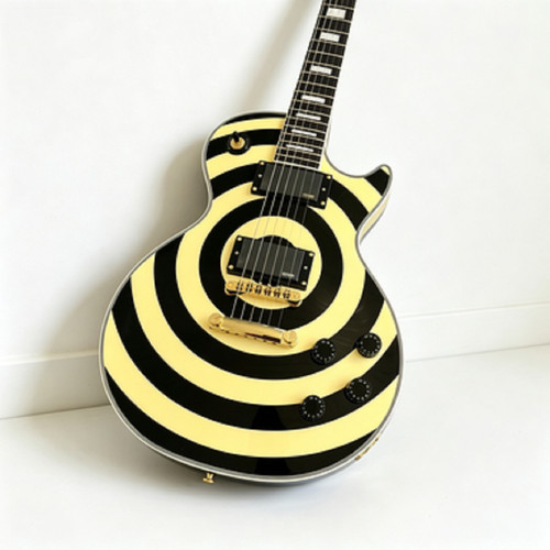 Gitarre gelber schwarzer - e-gitarre,,