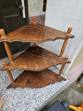 DDR Eckregal Holz 3 Böden Retro Vintage 70er 