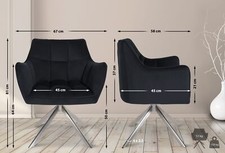 Esszimmerstuhl Swing Samt