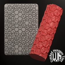 Strukturwalze walze Hexagonale