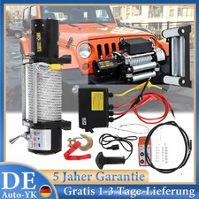 12V Elektrische Seilwinde 13000LBS 5909KG Offroadwinde Motorwinde Funk