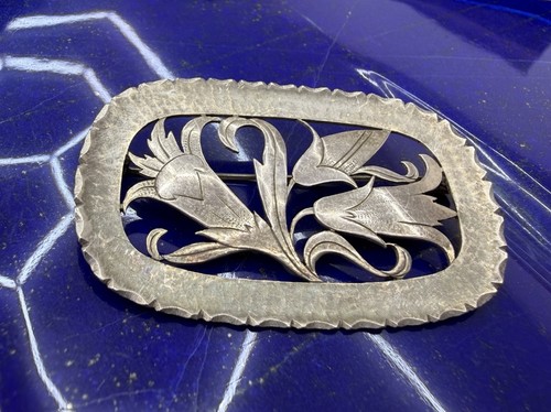 Antike 800er silber brosche - antike,