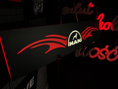 Man lkw shild - man,