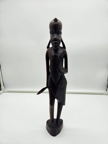 Afrikanische holzfigur frau - holzfigur,