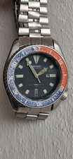 Seiko 1982 Diver Pepsi 4205 015B Stahl 38mm Scuba Automatik Armband Selten