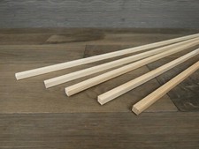 15 Quadratstäbe Kiefer/Fichte 10 x 10 mm Länge 900 mm Bastelholz Quadratleiste